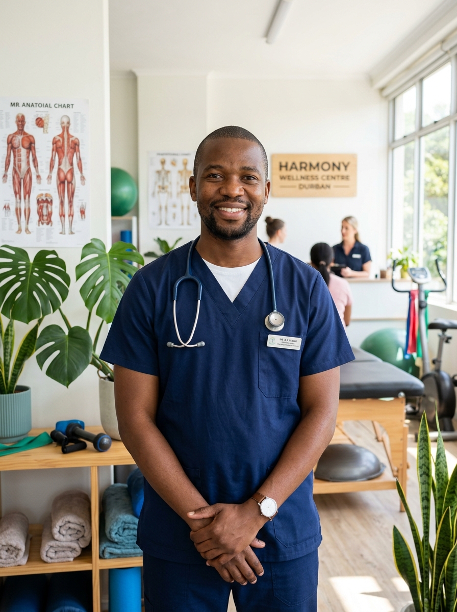 Practitioner B.S. Tembe at Harmony Wellness Centre Durban
